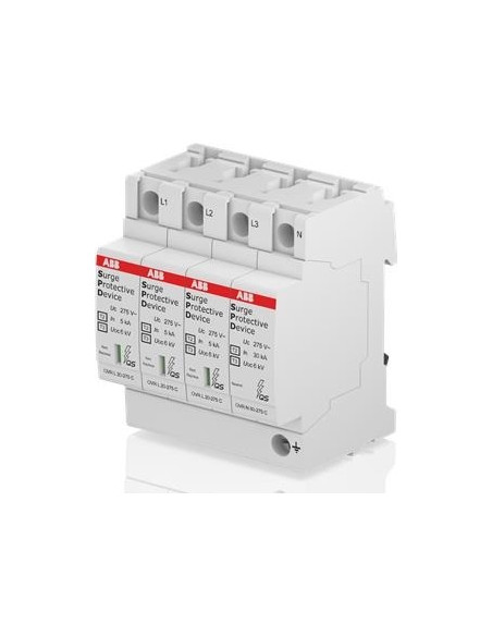 ABB Катоден отводител тип 2+3 OVR 20kA 275V 3P+N  - 