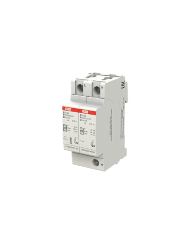 ABB Катоден отводител тип 2 OVR 20kA 275V 1P+N  - 2CTB803972R1200