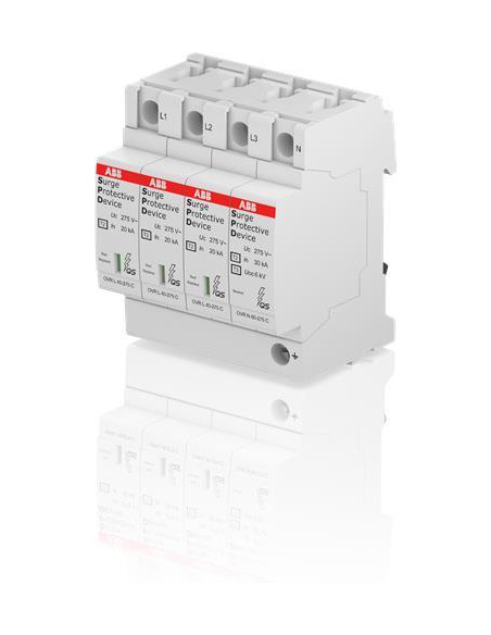 ABB Катоден отводител тип 2 OVR 40kA 275V 3P+N  - 2CTB803973R1100