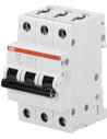 ABB Автоматичен прекъсвач S203 3P 63A крива С 6kA - 2CDS253001R0634 - Цена | LEDs4economy