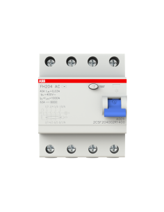 ABB ДТЗ 4P 40A 30mА серия FH204 тип AC - 2CSF204002R1400 - Цена | LEDs4economy 2