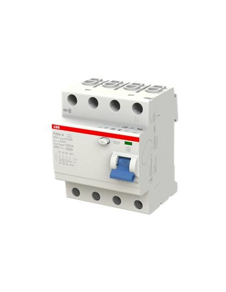 ABB ДТЗ 4P 40A 30mА серия F204 тип A  - 2CSF204101R1400 | 