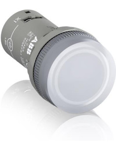 ABB Сигнална лампа LED CL2-523C сглобена бяла 230Vac Ø22mm Compact - 1SFA619403R5238 - Цена | LEDs4economy