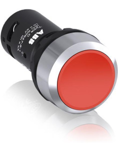 ABB Бутон червен CP1-30R-11 1NO/1NC хромиран ринг Ø22mm Compact - 1SFA619100R3071 - Цена | LEDs4economy