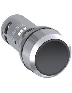 ABB Бутон черен CP1-30B-10 1NO хромиран ринг Ø22mm Compact - 1SFA619100R3016 - Цена | LEDs4economy