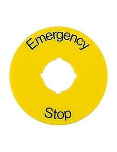 ABB Основа за авариен стоп жълта с надпис "Emergency Stop" ф70мм KTC15-1005 Compact АВВ - 1SFA616915R1005 - Цена | LEDs4economy