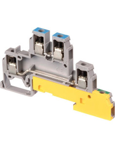 ABB Редова клема N/L/PE СИВА 4мм2 D4/6.NLP серия SNA - 1SNA110440R0700 - Цена | LEDs4economy