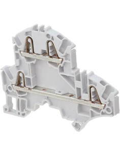 ABB Редова клема ДВУРЕДОВА сива 2.5мм2 ZK2.5-D2 серия SNK - 1SNK705210R0000 - Цена | LEDs4economy