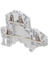 ABB Редова клема ДВУРЕДОВА сива 2.5мм2 ZK2.5-D2 серия SNK - 1SNK705210R0000 - Цена | LEDs4economy
