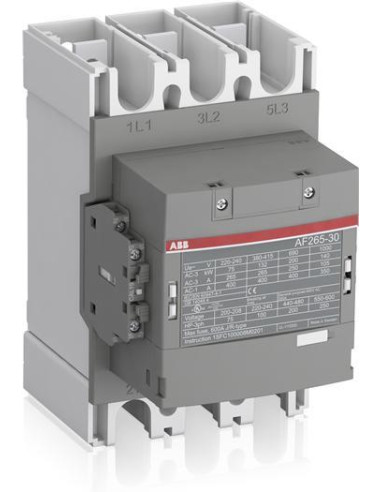 ABB Контактор AF265-30-11 3P 132kW (265A AC-3) 1NO+1NC 100...250V