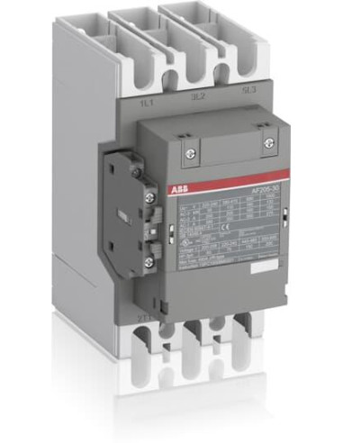 ABB Контактор AF205-30-11 3P 110kW (205A AC-3) 1NO+1NC 100...250V