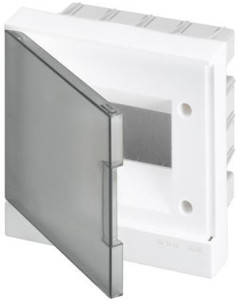 ABB Табло за скрит монтаж 12мод. Basic E с прозрачна врата и Н и РЕ клеми /до изчерпване/ - 1SZR004002A1204 - Цена | LEDs4econom