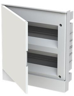 ABB Табло за скрит монтаж 2x12мод. Basic E с бяла плътна врата и Н и РЕ клеми /до изчерпване/ - 1SZR004002A1107 - Цена | LEDs4ec