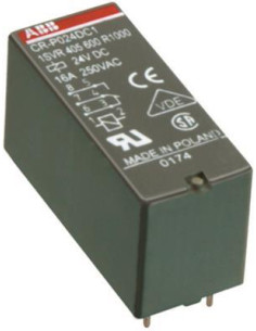 ABB Реле интерфейсно CR-P 230 VAC, 16A, 1 превключващ контакт, монтаж в цокъл - 1SVR405600R3000 - Цена | LEDs4economy