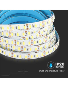 V-TAC LED Лента SMD5730 120/1 High Lumen 3000К IP20 20W/M - 212162 - Цена | LEDs4economy 2