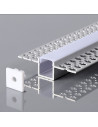 V-TAC Монтажен Kит с Дифузер за LED Лента Алуминиев 2м. - 23173