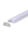 V-TAC Монтажен Кит С Дифузер За ЛЕД Лента Вграждане 2000x18x6mm Гъвкав Бял - 2909
