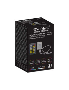 V-TAC IR Контролер Дистанционно CCT 3в1 24 Бутона - 2901 - Цена | LEDs4economy 2