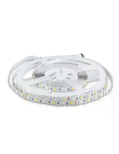 V-TAC LED Лента 5050 60/1 12V IP20 RGB 4000K - 212552 | 