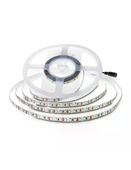 V-TAC LED Лента SMD2835 120/1 24V IP20 6500K Двойно PCB 10М Ролка