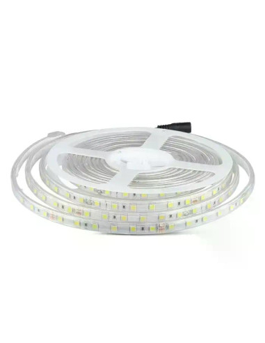 V-TAC LED Лента 5050 60 LEDs 24V IP65 3000K - 212562 | 