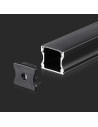 V-TAC Монтажен Kитс Дифузер за LED Лента Алуминиев Мат 2000x17.2x15.5мм - 2878 - Цена | LEDs4economy