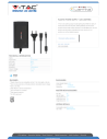 V-TAC LED Захранване - 78W 24V 3.5A IP44 Пластик - 3272 - 13