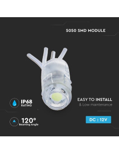 V-TAC LED Модул 0.24W SMD2835 Червен IP68 - 5137 - Цена | LEDs4economy 2