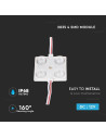 V-TAC LED Модул 1.44W 4LED SMD2835 Бяла Светлина IP68 - 5130 - 4