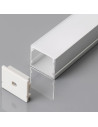 V-TAC Монтажен Kит С Дифузер За LED Лента Алуминиев Мат 2000 x 30 x 20mm - 3371