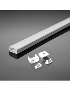 V-TAC Монтажен Kит С Дифузер За LED Лента Алуминиев Бял 2000 x 17.4 x 7mm - 3365 - Цена | LEDs4economy