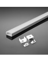V-TAC Монтажен Kит С Дифузер За LED Лента Алуминиев Бял 2000 x 17.4 x 7mm - 3365