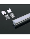 V-TAC Монтажен Kит С Дифузер За LED Лента Алуминиев Мат 2000 x 23 x 15.5mm - 3351