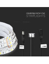 V-TAC LED Ключ Touch Димер Сребро + Черно - 3341 - 6