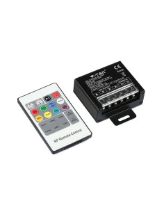 V-TAC LED RGB Контролер RF Дистанционно Управление 20 бутона Малко - 3340 - Цена | LEDs4economy 2