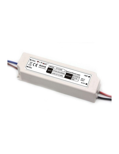 V-TAC LED Захранване Slim Plastic 30W 12V IP67 - 3271 | 