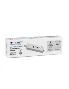 V-TAC LED Захранване Slim Plastic 30W 12V IP67 - 3271 - Цена | LEDs4economy 2
