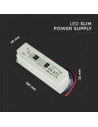 V-TAC LED Захранване Slim Plastic 30W 12V IP67 - 3271 - 4