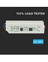 V-TAC LED Захранване Slim Plastic 30W 12V IP67 - 3271 - 5