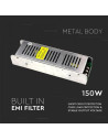 V-TAC LED Захранване 150W Димиращо за LED Лента 24V 6.25A IP20 - 3258 - 7