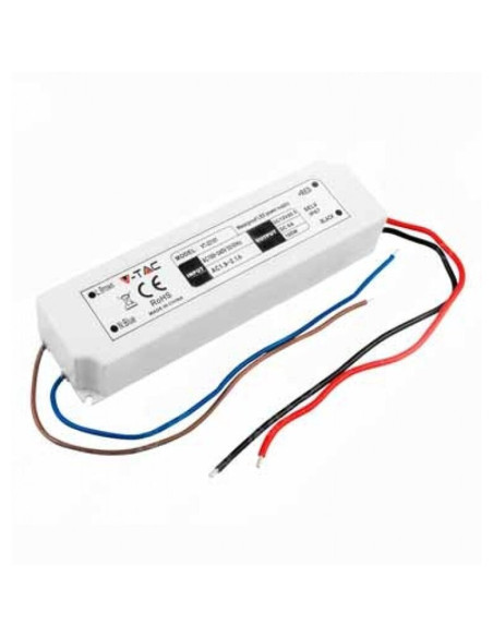 V-TAC 100W Захранване Plastic 12V IP67 5 год. Гаранция - 3251 | 