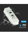 V-TAC LED Захранване Slim Plastic 150W 12V IP67 - 3248 - 4