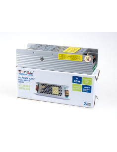 V-TAC LED Slim Захранване 60W 12V 5A Метал - 3246 - Цена | LEDs4economy 2