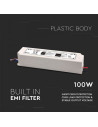 V-TAC LED Захранване Plastic 100W 12V IP67 - 3236 - 2