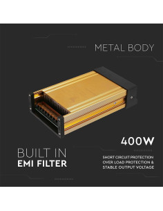 V-TAC LED Захранване Plastic 400W 12V IP45 - 3233 - Цена | LEDs4economy