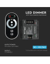 V-TAC Touch Димер за Едноцветна Лента 12V-24V 18A - 2590 - 6