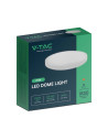 V-TAC 18W LED Плафон Кръг Бяла Рамка 6400К IP44 - 76171 - 2