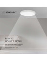 V-TAC 18W LED Плафон Кръг Бяла Рамка 4000К IP44 - 76161 - 3