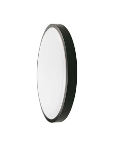 V-TAC 18W LED Плафон Кръг Черна Рамка 3000К IP44 - Цена | LEDs4economy