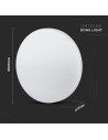 V-TAC 15W LED Плафон SAMSUNG Чип Frameless Кръг 3000 IP44 120/W - 2113889 - 3